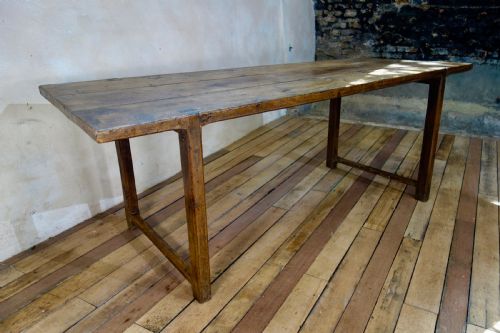 AN 18TH CENTURY FRENCH PRIMITIVE CHERRYWOOD FARMHOUSE TABLE VERNACULAR - ADDITIONAL PHOTO 19