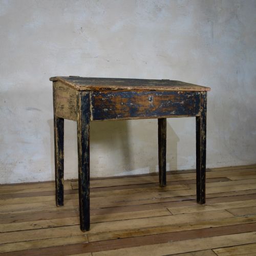 a late 18th century french primitive slanted school desk - CATEGORY: ANTIQUE DESKS - DATED 18TH CENTURY