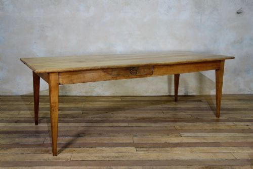 a 19th century french fruitwood farmhouse table - CATEGORY: ANTIQUE TABLES - DATED 19TH CENTURY