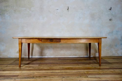A 19TH CENTURY FRENCH FRUITWOOD FARMHOUSE TABLE - ADDITIONAL PHOTO 8