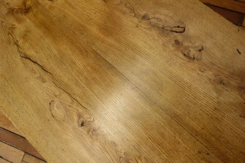 A 19TH CENTURY FRENCH ELM OAK FARMHOUSE TABLE - ADDITIONAL PHOTO 15