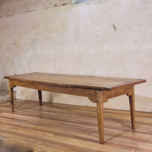 AN EXCEPTIONALLY LARGE 18TH CENTURY COUNTRY ELM FARMHOUSE TABLE - ADDITIONAL PHOTO 7
