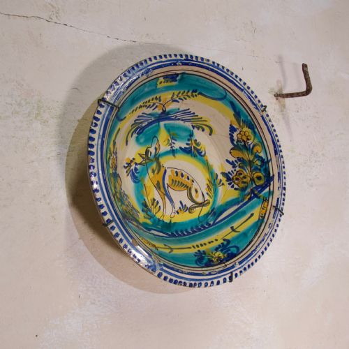 a large 19th century spanish lebrillo triana - CATEGORY: ANTIQUE CERAMICS - DATED 19TH CENTURY