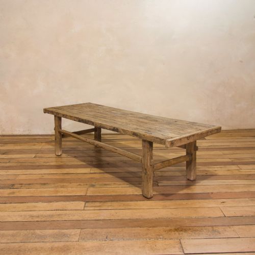A RECTANGULAR ORGANIC ELM PRIMITIVE CHINESE WABISABI COFFEE TABLE - ADDITIONAL PHOTO 2