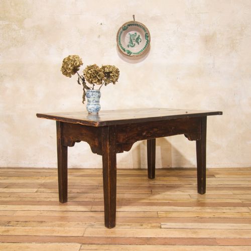 A CHARMING MID 18TH CENTURY JOINED OAK COUNTRY FARMHOUSE TABLE - ADDITIONAL PHOTO 11