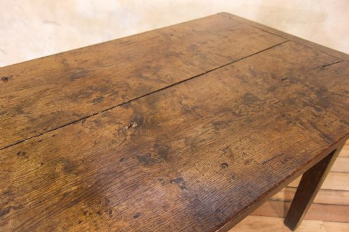 A CHARMING MID 18TH CENTURY JOINED OAK COUNTRY FARMHOUSE TABLE - ADDITIONAL PHOTO 13