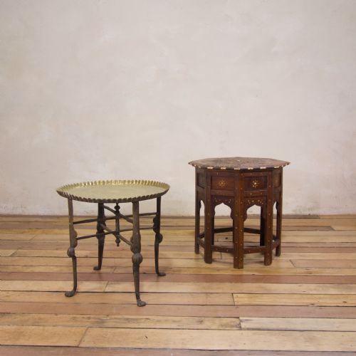 A LATE 19TH CENTURY INDIAN HOSHIARPUR OCCASIONAL OCTAGONAL TABLE - ADDITIONAL PHOTO 14