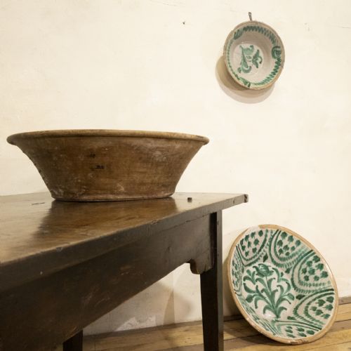 A LARGE LATE 18TH CENTURY SPANISH GRANADA FAJALOUZA LEBRILLO BOWL - ADDITIONAL PHOTO 6