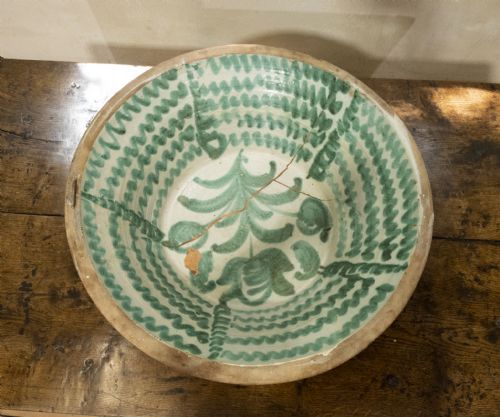 A LARGE LATE 18TH CENTURY SPANISH GRANADA FAJALOUZA LEBRILLO BOWL - ADDITIONAL PHOTO 1
