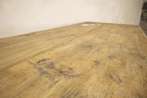 A LARGE SCALE 19TH CENTURY FRENCH SYCAMORE OAK FARMHOUSE TABLE BENCHES - ADDITIONAL PHOTO 8