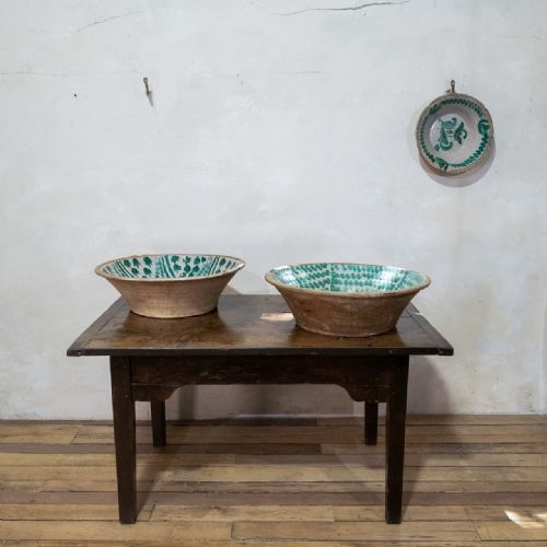 LARGE 18TH CENTURY SPANISH FAJALAUZA LEBRILLO DAIRY BOWL - ADDITIONAL PHOTO 2