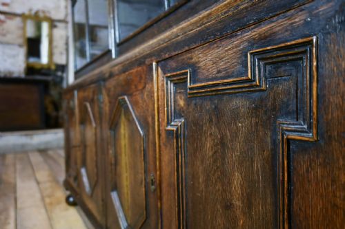 LATE 19TH CENTURY GLAZED BOOKCASE MANNER OF SAMUEL PEPYS - ADDITIONAL PHOTO 13