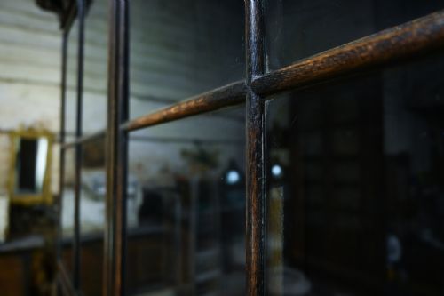 LATE 19TH CENTURY GLAZED BOOKCASE MANNER OF SAMUEL PEPYS - ADDITIONAL PHOTO 14