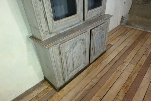 19TH CENTURY FRENCH PAINTED GLAZED CABINET - ADDITIONAL PHOTO 6