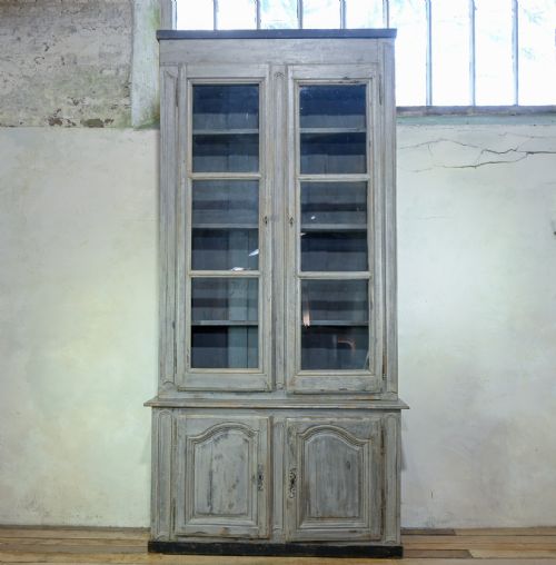 19TH CENTURY FRENCH PAINTED GLAZED CABINET - ADDITIONAL PHOTO 14