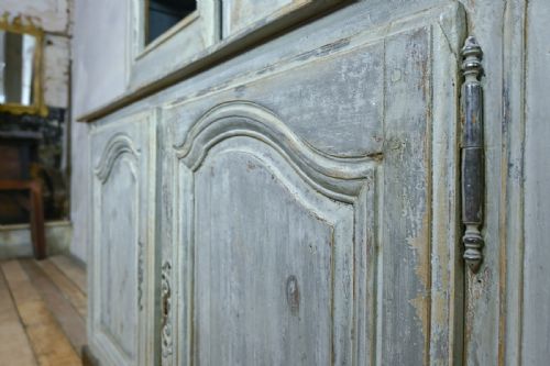 19TH CENTURY FRENCH PAINTED GLAZED CABINET - ADDITIONAL PHOTO 15