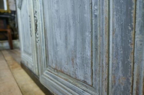 19TH CENTURY FRENCH PAINTED GLAZED CABINET - ADDITIONAL PHOTO 16