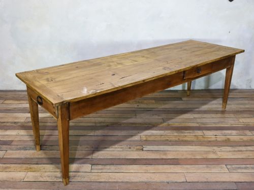 A LARGE 19TH CENTURY FRENCH FARMHOUSE TABLE - ADDITIONAL PHOTO 7
