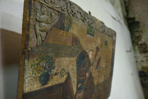 AN EARLY 19TH CENTURY OIL ON BOARD PAINTING - ADDITIONAL PHOTO 4
