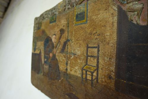 AN EARLY 19TH CENTURY OIL ON BOARD PAINTING - ADDITIONAL PHOTO 11