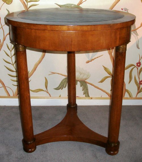 empire gueridon round occasionalside table - CATEGORY: ANTIQUE TABLES - DATED 19TH CENTURY