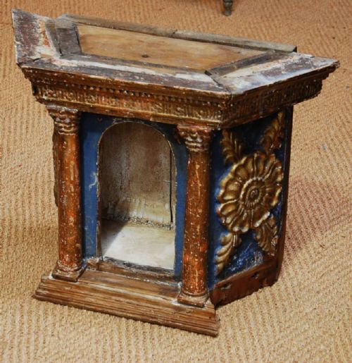 PAINTED ITALIAN TABERNACLE - ADDITIONAL PHOTO 2