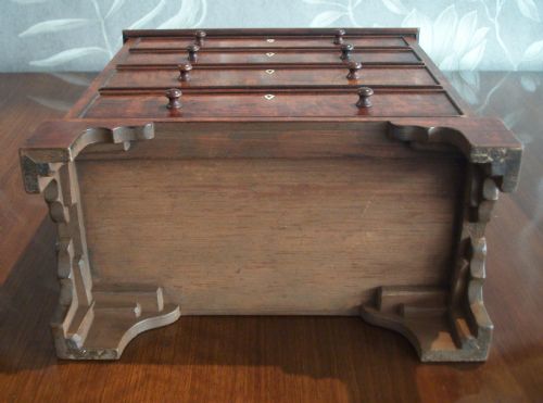 GEORGIAN MINIATURE CHEST OF DRAWERS - ADDITIONAL PHOTO 3