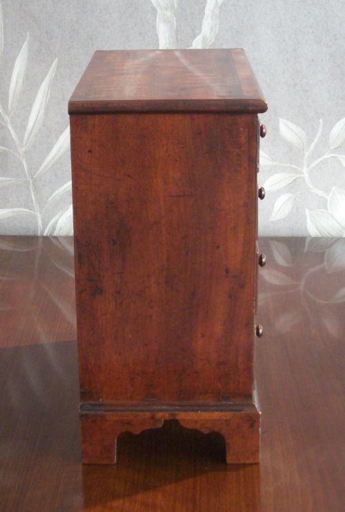 GEORGIAN MINIATURE CHEST OF DRAWERS - ADDITIONAL PHOTO 7