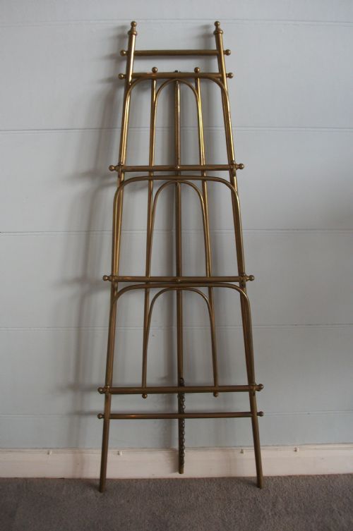 EASEL BRASS MAGAZINE RACK - ADDITIONAL PHOTO 3