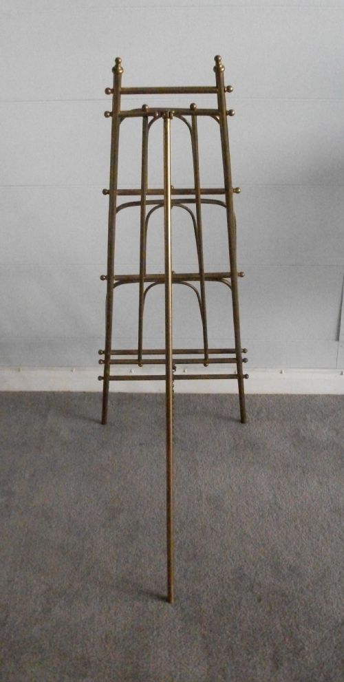 EASEL BRASS MAGAZINE RACK - ADDITIONAL PHOTO 4