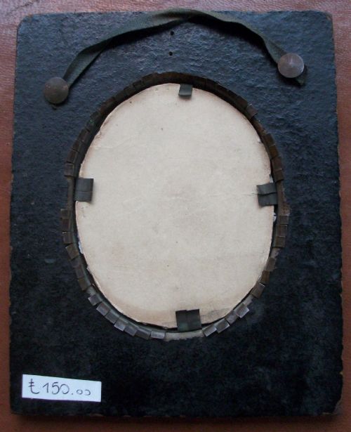 ANTIQUE SILHOUETTE MINIATURE OF A GRADUATE - ADDITIONAL PHOTO 2