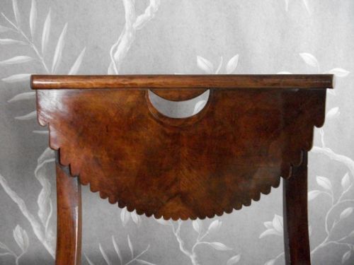 RARE DESIGN ITALIAN WALNUT CHAIRS GROUP OF SIX - ADDITIONAL PHOTO 10