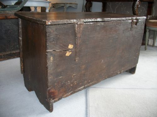 OAK SIX PLANK COFFER - ADDITIONAL PHOTO 4
