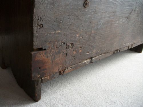 OAK SIX PLANK COFFER - ADDITIONAL PHOTO 7