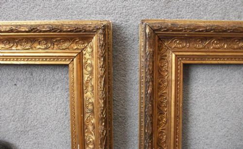 A PAIR OF VICTORIAN GILDED FRAMES - ADDITIONAL PHOTO 9