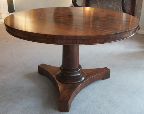 ROSEWOOD CENTREBREAKFASTDINING TABLE - ADDITIONAL PHOTO 1
