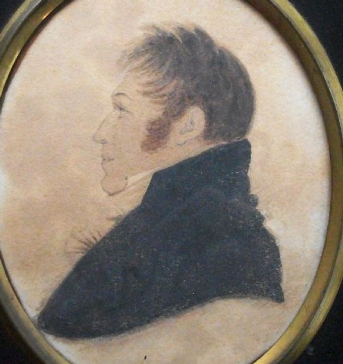 portrait miniature of a gentleman - CATEGORY: ANTIQUE ART - DATED 19TH CENTURY