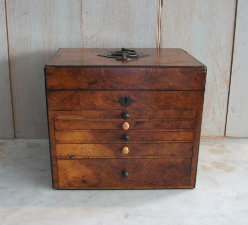 A VICTORIAN COLLECTOR'S CHEST - ADDITIONAL PHOTO 1
