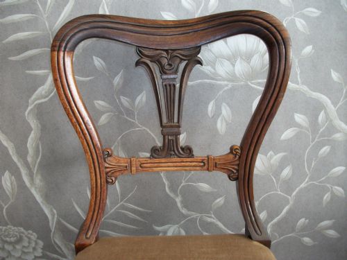 SET OF FIVE GILLOWS DINING CHAIRS - ADDITIONAL PHOTO 7