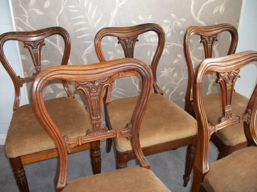SET OF FIVE GILLOWS DINING CHAIRS - ADDITIONAL PHOTO 10