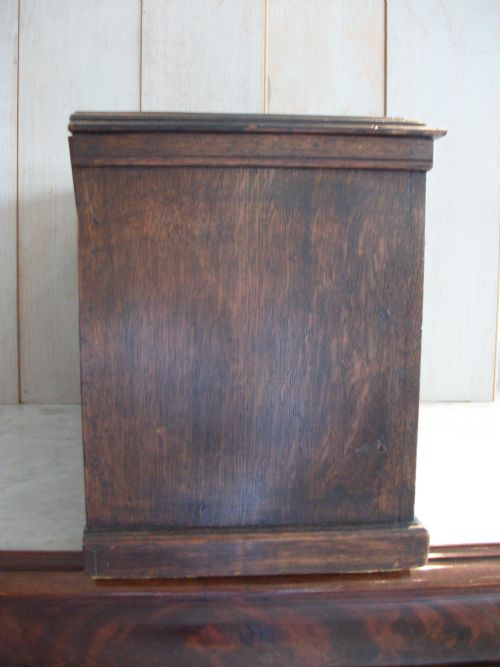 19TH CENTURY TABLE TOP CABINET OR CHEST - ADDITIONAL PHOTO 5