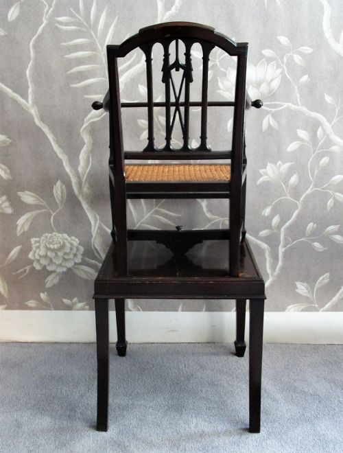 SHERATON STYLE CHILDS HIGH CHAIR - ADDITIONAL PHOTO 3