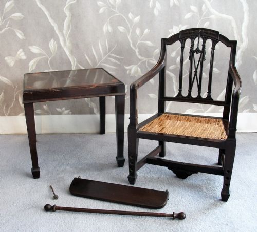 SHERATON STYLE CHILDS HIGH CHAIR - ADDITIONAL PHOTO 7
