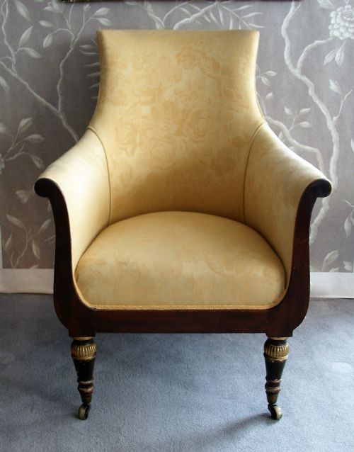REGENCY LIBRARY ARMCHAIR - ADDITIONAL PHOTO 1