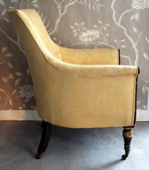 REGENCY LIBRARY ARMCHAIR - ADDITIONAL PHOTO 4