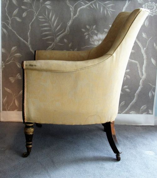 REGENCY LIBRARY ARMCHAIR - ADDITIONAL PHOTO 6
