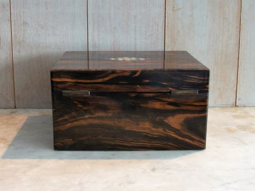 COROMANDEL TRAVELLING WRITING SLOPE BOX - ADDITIONAL PHOTO 7
