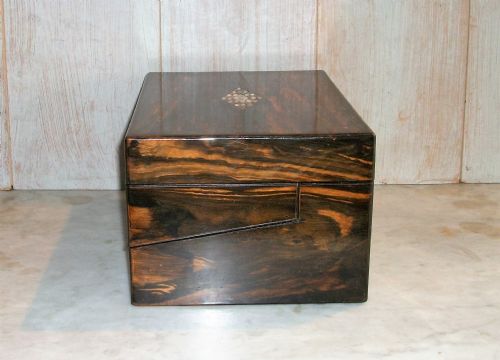COROMANDEL TRAVELLING WRITING SLOPE BOX - ADDITIONAL PHOTO 8