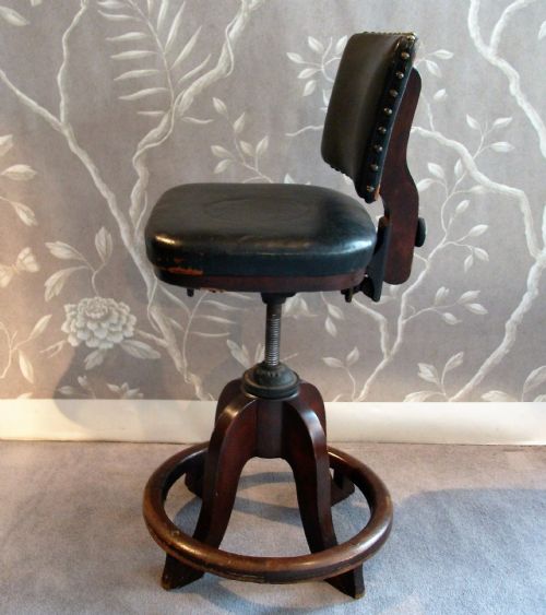 1920'S REVOLVING ARCHITECT'S CHAIR - ADDITIONAL PHOTO 2