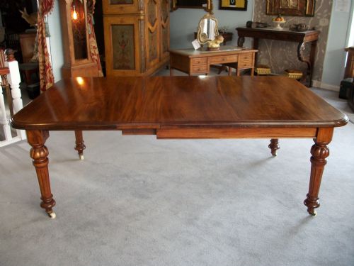 19TH CENTURY EXTENDING MAHOGANY DINING TABLE - ADDITIONAL PHOTO 1